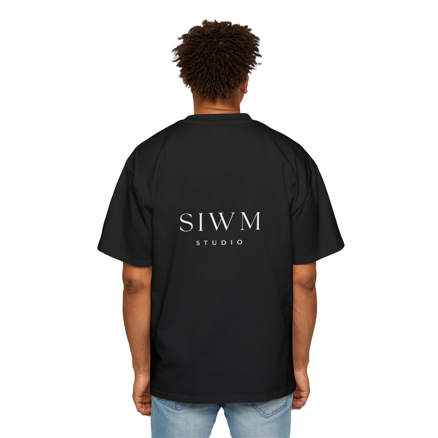 SIWM Studio Logo Tee — Men’s Black T‑Shirt