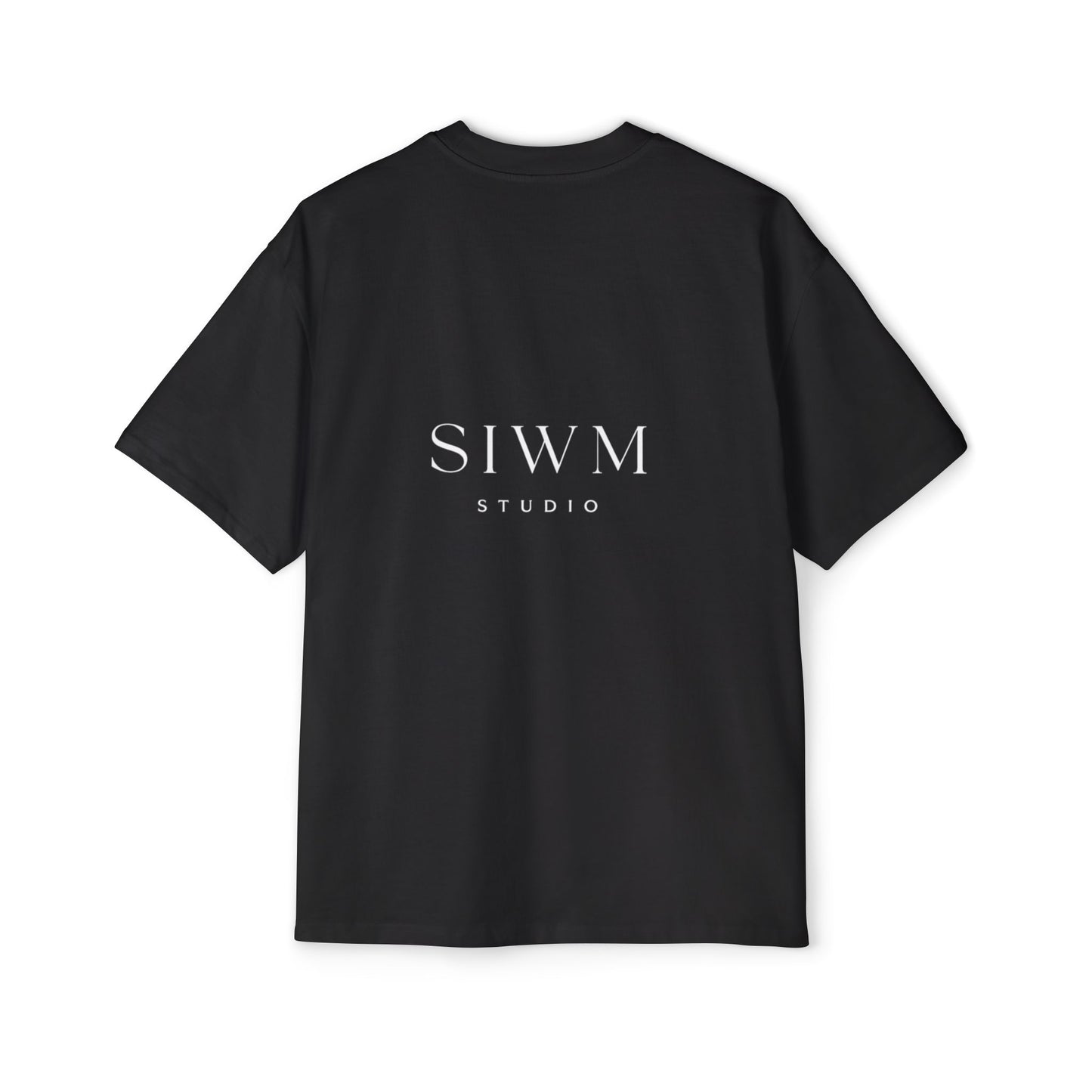 SIWM Studio Logo Tee — Men’s Black T‑Shirt
