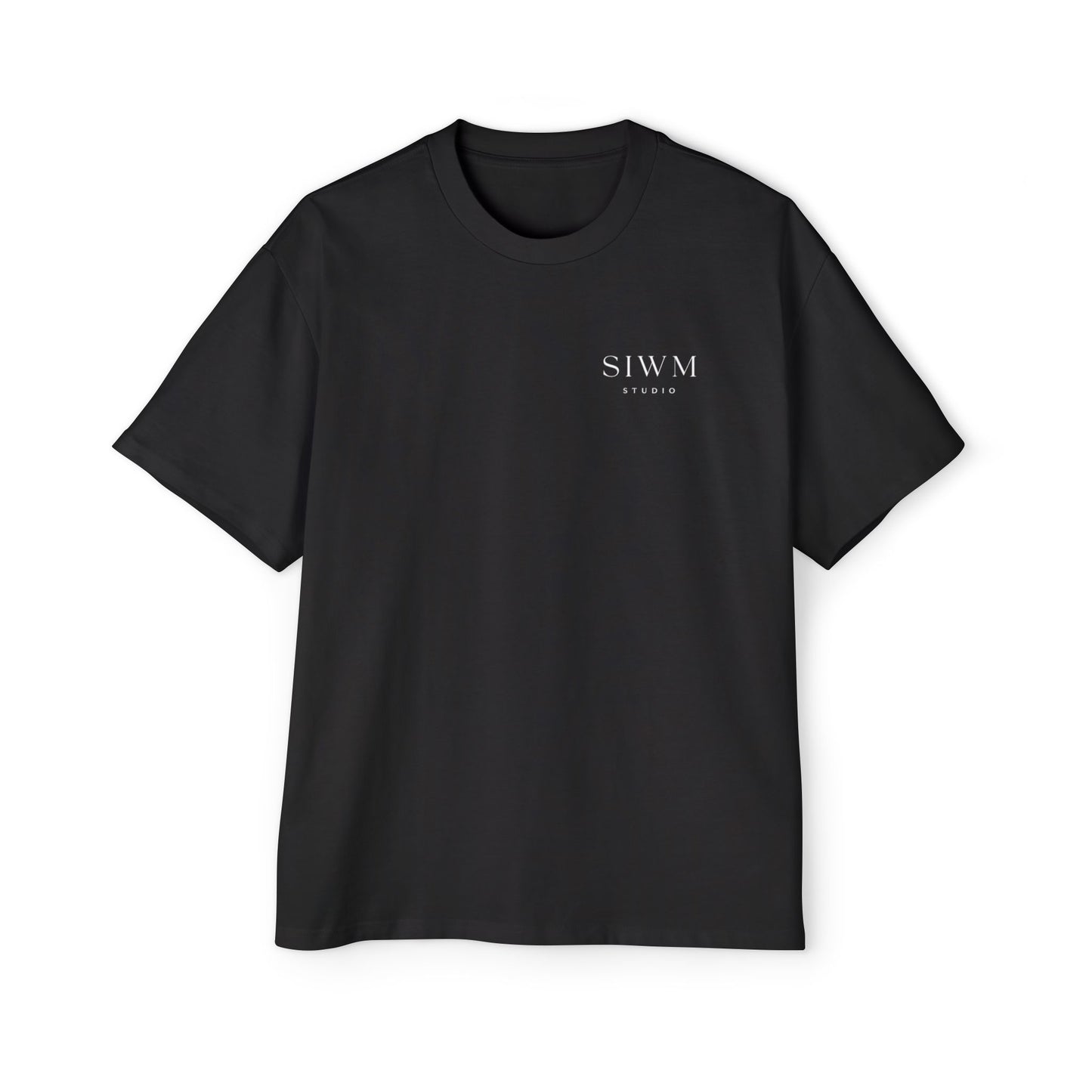 SIWM Studio Logo Tee — Men’s Black T‑Shirt
