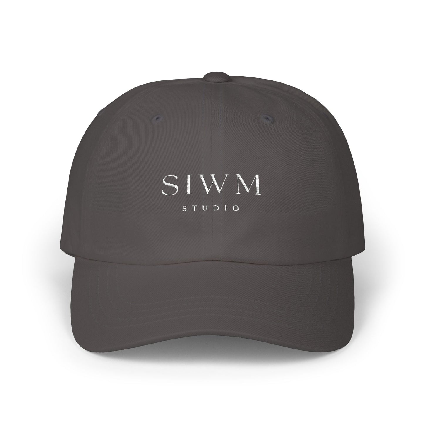 SIWM Logo Classic Dad Cap — Minimalist Embroidered Baseball Hat